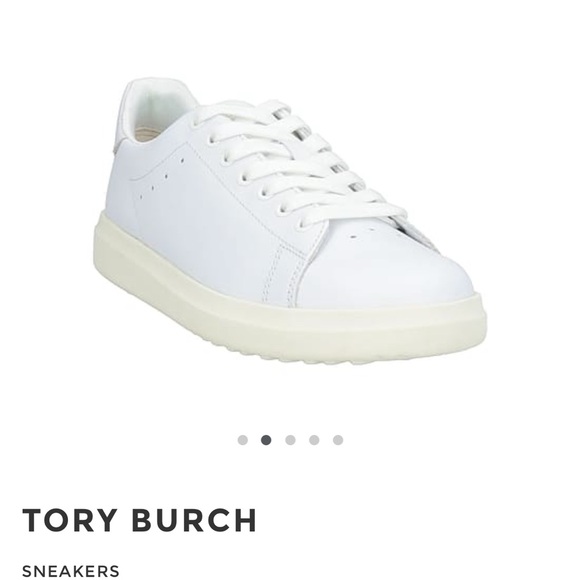Tory Burch White Minimalist Sneakers - Picture 3 of 7